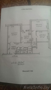3-х комнатная квартира по улице Рокоссовского #1227310