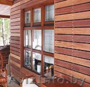 Фасадная доска (планкен) лиственница , Прима, А, АВ, В т.20мм* ш.120мм* д.3, 4м #1240485