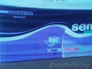 Подгузники для взрослых Super Seni Plus large (7 капель),  30шт. #1242529