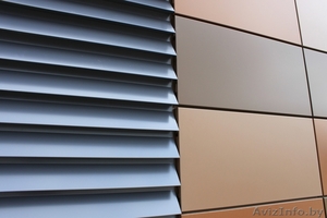 Ламели металлические фасадные (алюминиевые и стальные) #1247689