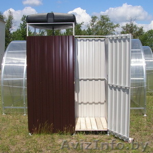Душ летний с тамбуром раздевалкой #1256435