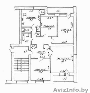 4-х комнатная квартира в аг. Волпа Волковысского района Гродненской области #1256938
