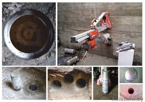 Алмазное сверление отверстий в камне,  кирпиче,  бетоне. #1155852