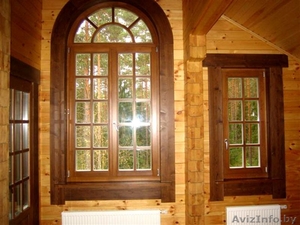 элитные окна из дерева #1258120