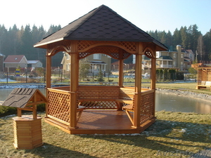 Беседки из дерева не дорого #1258113