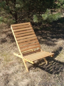 Деревнный шезлонг #1262217