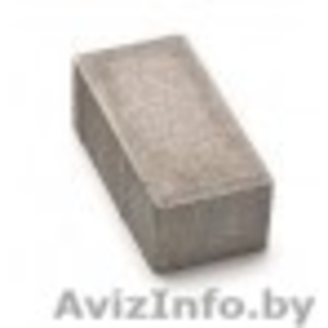 Плитка тротуарная Прямоугольник-6,  серая 198х98х60 1 м2 #1263021