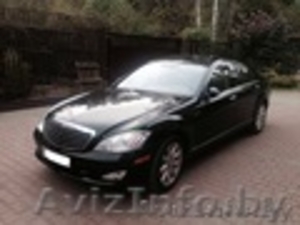 Аренда Мерседес 221 (черный) с водителем #1275661