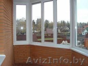 Окна,  двери ПВХ,  балконные рамы из ПВХ и алюминия.под ключ. #1279954
