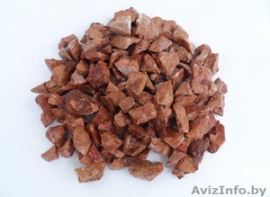 Гранитный щебень крошка натуральная разноцветная в мешках декоративная #1281908