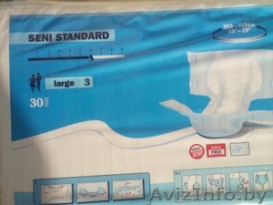 Подгузники для взрослых Seni Standart Large,  100-150 см,  30 штук #1186983