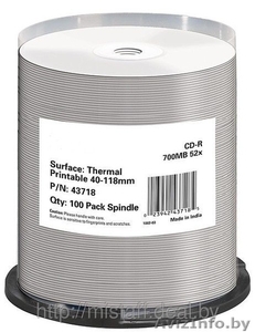 CD-R 80 min 52x printable Full inkjet #1294356