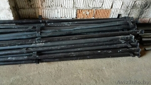 Столбы металлические для заборов с заглушками #1295823