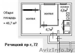 Сдаю 2-комнатную квартиру (ост. ГИППО) на длительный срок #1285610