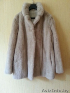 женский норковый полушубок #1297953