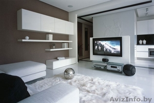 Отделка: Покраска потолков под акрил. Подготовка стен под обои. Поклейка стен ка #1318295