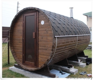 Нужна баня? Есть решение! Готовая баня-бочка за 1 день. #1311270
