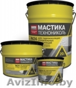 Мастика гидроизоляционная ТЕХНОНИКОЛЬ № 24 (МГТН) #1311293
