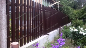 Декоративный забор из штакетника в Минске выгодно. Молодечно,  Минская обл. #1317616