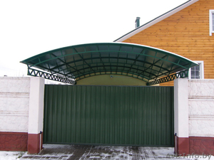 Ворота и калитки простые и кованные #1330540