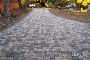 благоустройство территории укладка притоки тротуарной #1323917