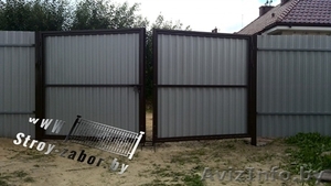 Купить забор из профнастила  делаем под заказ,  под ключ в Минске #1324339