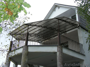 Навесы и козырьки из поликарбоната любой формы и размера #1330501