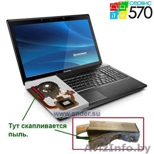 Профилактическая чистка ноутбука от пыли #1326158