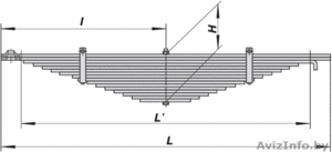 Рессора маз в наличии #1341504