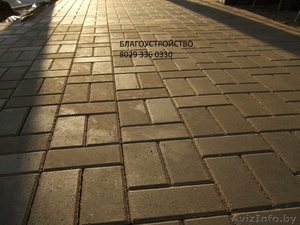 Выполним благоустройство территории: укладка тротуарной плитки,  отмостка,  дорожк #1332947