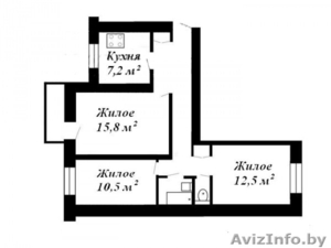 3-х комнатная квартира в центре Бреста!!! #1345693