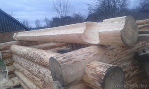 бревенчатый сруб ручной рубки #1349207