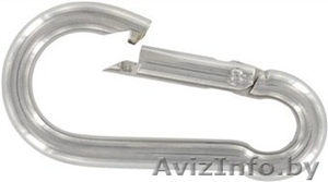 Карабин пожарный нержавейка А4 11х120,  ART 9075 #1354877