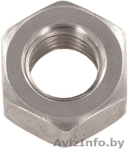 Гайка DIN 934 шестигранная,  сталь А2,  А4;  М3,  М4,  М5,  М6,  М8,  М10,  М12,  М14,  М16 #1354863
