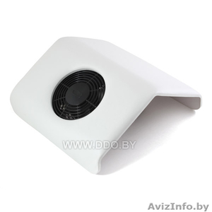 Пылесос маникюрный с подставкой для рук белый #1352926