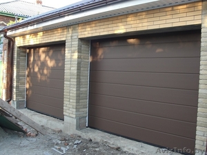 Ворота секционные в гараж (утепленные) #1364699