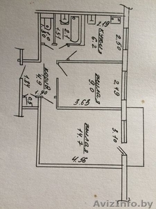Продам 2-х комнатную квартиру ул.Заслонова 32 #1365520