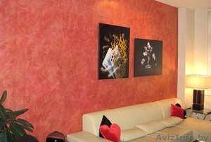 Профессиональное нанесение декоративной штукатурки. #1366451