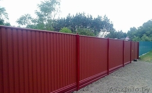 Купить забор из металлопрофиля в Минске Купить забор из металлопрофиля в по низк #1374080