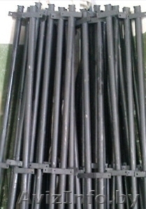 Столбы металлические с заглушками. БЕСПЛАТНАЯ доставка на любой ваш адрес #1383619