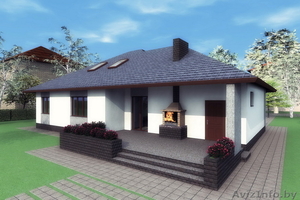 Проекты жилых домов,  коттеджей,  бань,  летних кухонь,  хозпостроек,  гаражей. #1382190