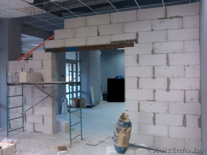 кладка пазогребневых плит газосиликатных блоков кирпича  #1399500