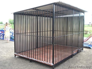 Вольеры с прутьями или из сетки!!! Бесплатная доставка!! #1380996