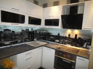 Изготовление скиналей (фартук для кухни) в Бресте,  фото печать на стекле  #1386424