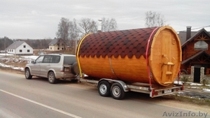 Аренда  бани бочки на колесах #1380791