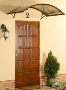 Козырьки из поликарбоната любых размеров и конфигураций  #1394700