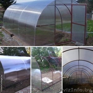 Теплицы с поликарбонатом. Бесплатная доставка на любой ваш адрес #1383618