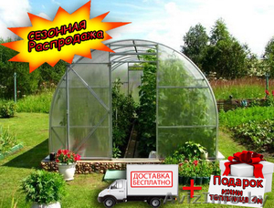 Теплица Усиленная из трубы. Бесплатная доставка #1399867
