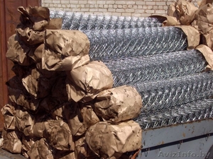 Сетка рабица, оцинкованная, в рулоне 10 метров #1390112