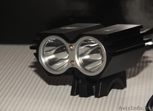 Велофара SolarStorm X2 2000 люмен! КОМПЛЕКТ,  ДОСТАВКА! #1379744